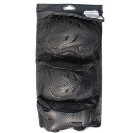 Cox Swain Inline-Skate Protection Set PROTECT for Inline-Skating, Colour: Black, Size: M