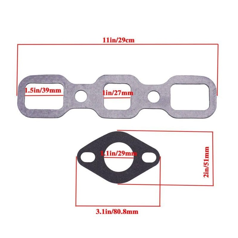 Aftermarket Intake Exhaust Manifold Gasket Set for Ford 9N 2N