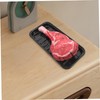 KONTONTY 2sets Lifelike Beef Steak Model Fake Food Decor Prop