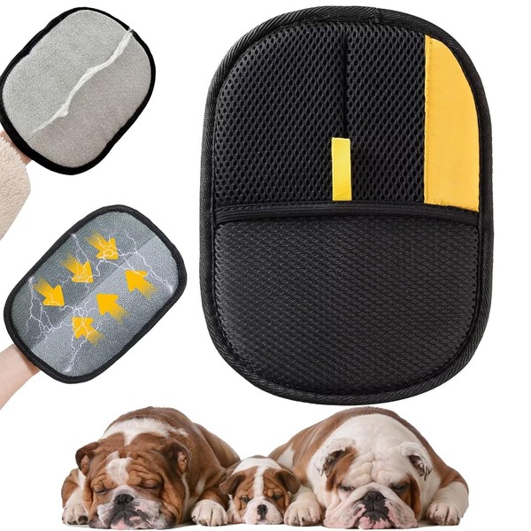 Yostyle Electrostatic Pet Hair Remover Glove - Reusable Electrostatic Pet