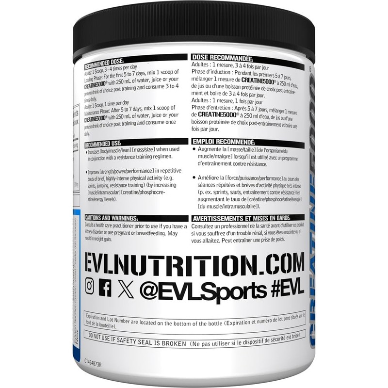 Evlution Evlution Nutrition Creatine5000 5 Grams of Pure Creatine Monohydrate