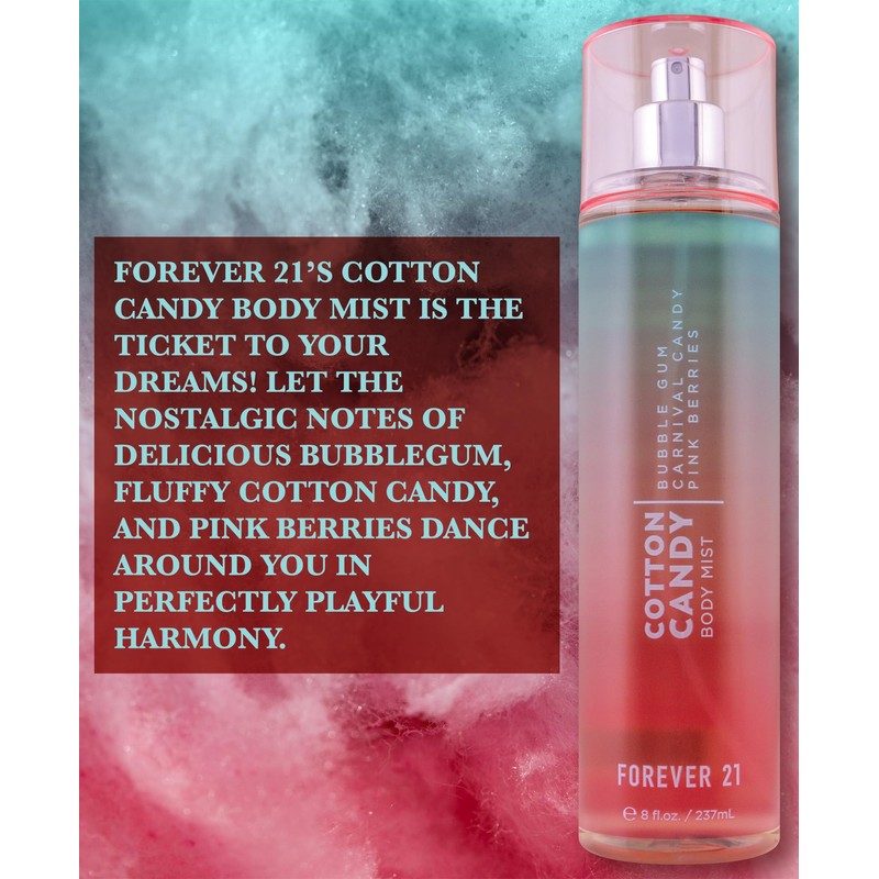 Forever 21 Cotton Candy Body Mist, 8 fl. oz.