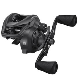 Piscifun Torrent II Baitcaster Fishing Reel, 20LB Max Drag Baitcasting Reel with Magnet Braking System, 6+1 Stainless Steel Bearings, 8.1:1 Gear Ratio Low Profile Casting Reel, Left Hand Retrieve