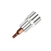 FOCMKEAS 1/4" Drive T30 Torx Bit Socket, S2 Steel Bits,