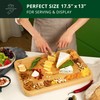 Extra Large Cheese Board - Bamboo Cheese Board and Knife