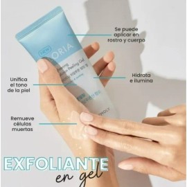 Tonymoly Floria Gel Exfoliante con Ácido Hialurónico – Renueva, Ilumina e Hidrata tu Rostro