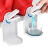 KMOUANTS 2 Pack Laundry Detergent Dispenser Cup Holder, Nozzle button