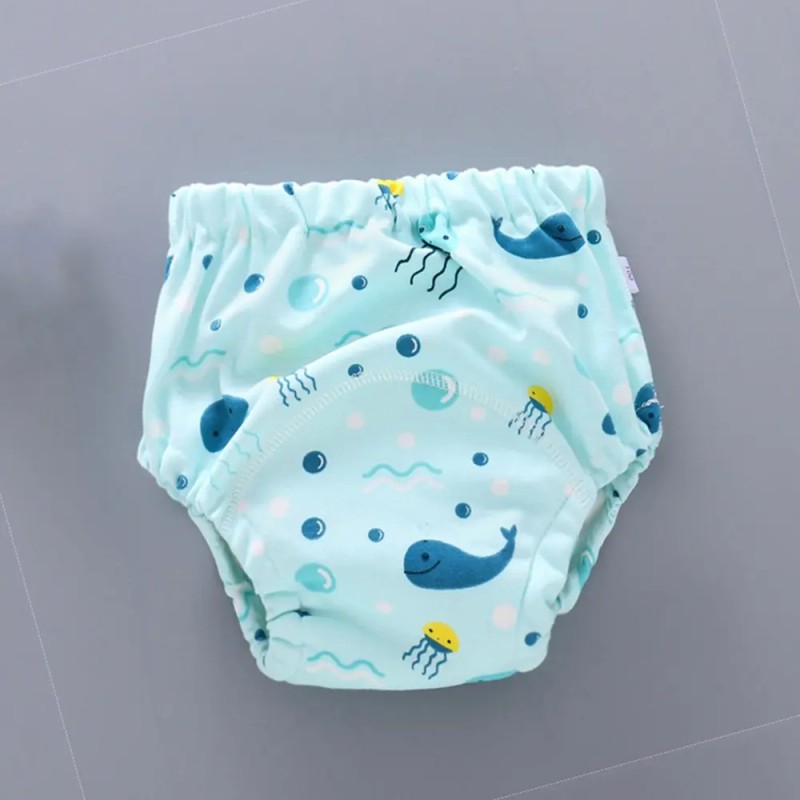 4 Pañales De Bebé Bebé Entrenamiento Pantalones Lavables Ali