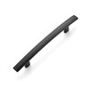 Ravinte 1 Pack | 6'' Curved Cabinet Pulls Matte Black