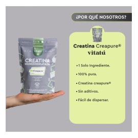 Vitatú | Creatina Monohidratada Creapure De Alta Pureza Sabor Sin sabor