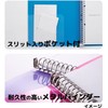 Maruman F381C-52 Loose Leaf Binder, A5, Septocrulle, 20 Holes, Light