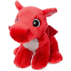 Aurora, 60862, Sparkle Tales, Flame Dragon,7In, Soft Toy, Red