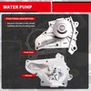 CXYUGUA Timing Belt Kit with Water Pump Compatible with 1987-2001