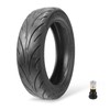 60/70-6.5 Tubeless Tires,10 x2.50-6.5 Scooter Tire with Straight Nozzle Replacement