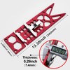 Aluminum Track Saw Square Guide 13.4"CNC Milled 90° Right Angle