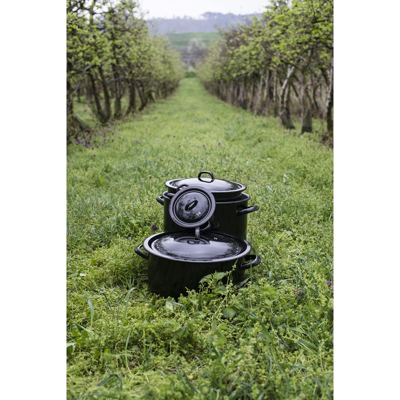 Riess 0236-017 Classic-Giants Dwarf Casserole, Diameter-12 cm Black