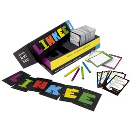 IDEAL | LINKEE trivia game: Four little questions, with one big link! | Family Games | For 2-30 Players | Ages 12+