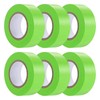 Hubaow 6 Pack Green Flagging Tape, Non-Adhesive Plastic Ribbon Neon