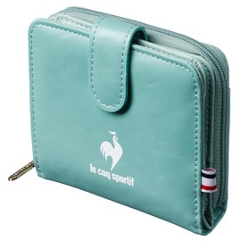 lecoq Women's 2-Pack Mini Folding Wallet Spring Wallet Limited Color Lightweight Zipper Coin Purse, green