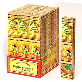 India Temple Incense 15g - 24 Packs
