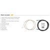 Jagwire PCK409 Pro Mountain Brake Cable Kit, Stealth Black, TU