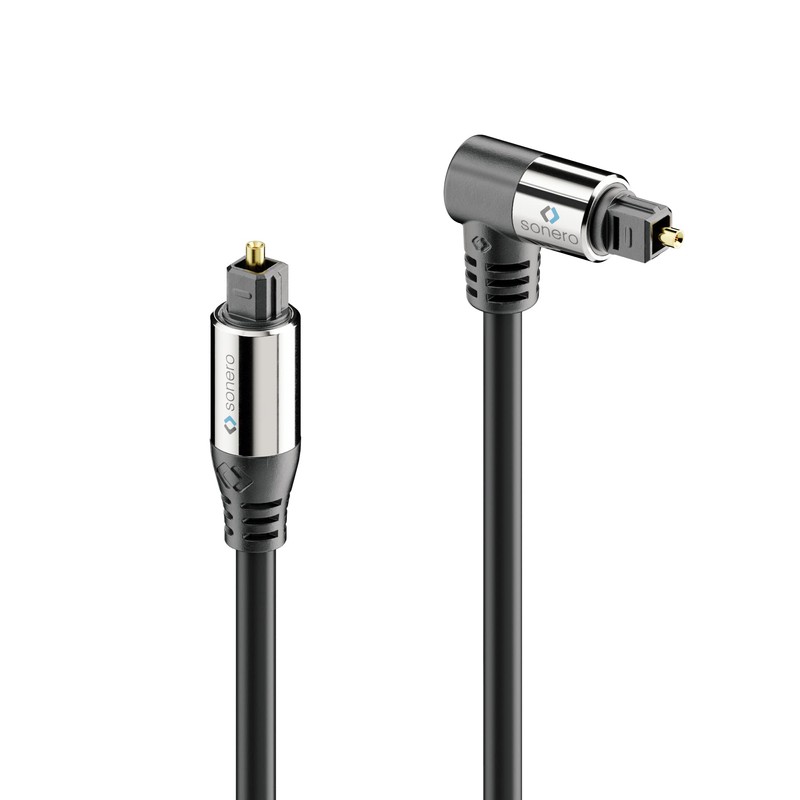 sonero® Premium optisches Toslink Kabel, 20,0m, vergoldete Kontakte, 1 x