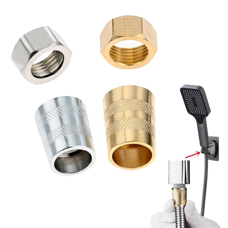 RecDec 2 Set Shower Hose Nut and Screw Replacement Universal