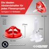 Hainer® Premium Tile Levelling System 2 mm Thread Tabs -