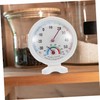 IWOWHERO 2Pcs Round Temperature Humidity Gauge for Refrigerators Humidifiers Indoor