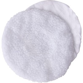 cartrend Polishing Hood Set 180 mm Accessory Set for Polishing Machines with 180 mm Polishing Pad, Polishing Pads Made of 1 x Faux Fur 1 x Terry Cloth for Application and Polishing 2-Piece Set