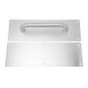 Pull Push Door Plate Handle with Screws 304 Stainless Steel