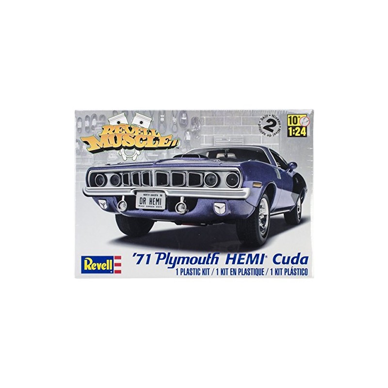 Plastic Model Kit-'71 Plymouth Hemi 'Cuda Hardtop 1:25