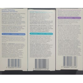 Cerave 3pcs Cerave Skin Renewing/ Hydrating Hyaluronic/Res