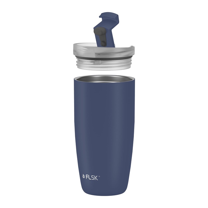 FLSK CUP Stainless Steel Reusable Cup for Travel (350 ml,
