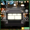 GreenLighting Modern Solar Post Cap Lights Fits 4x4 Wood, 4x4