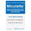 Micolette 5mL Micro Enema Tube 4 Pack