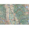 California and Nevada Physical Map - 23.4 x 33.1 Inches