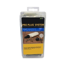 Starborn Pro Plug System Wood Deck Kit with 100 Ipe Plugs, 2-1/2" SS Screws, Nozzle and Bit - Pws08133010