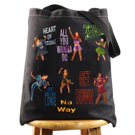WZMPA Six Musical Broadway Tote Bag The Six Queen Theater Fans Gift The Six Wives Of Henry VIII Grocery Bag, Six Musical Bl Tg, L