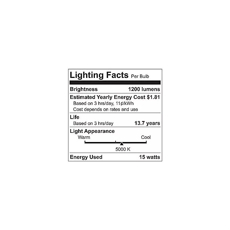 GE Lighting (6 bulbs) GE Lighting refresh LED Floodlight, Daylight
