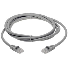 14ft Cat 6 Unshielded (UTP) Ethernet Network Crossover Cable - Gray