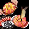 Stainless Steel Apple Slicer & Fruit Corer - Easy-to-Use Kitchen
