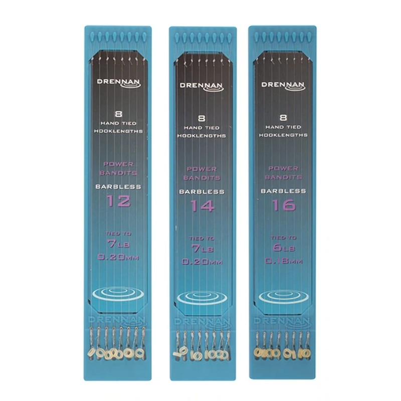 Drennan Hooks to Nylon Plate Length 6 inch Power Bandit