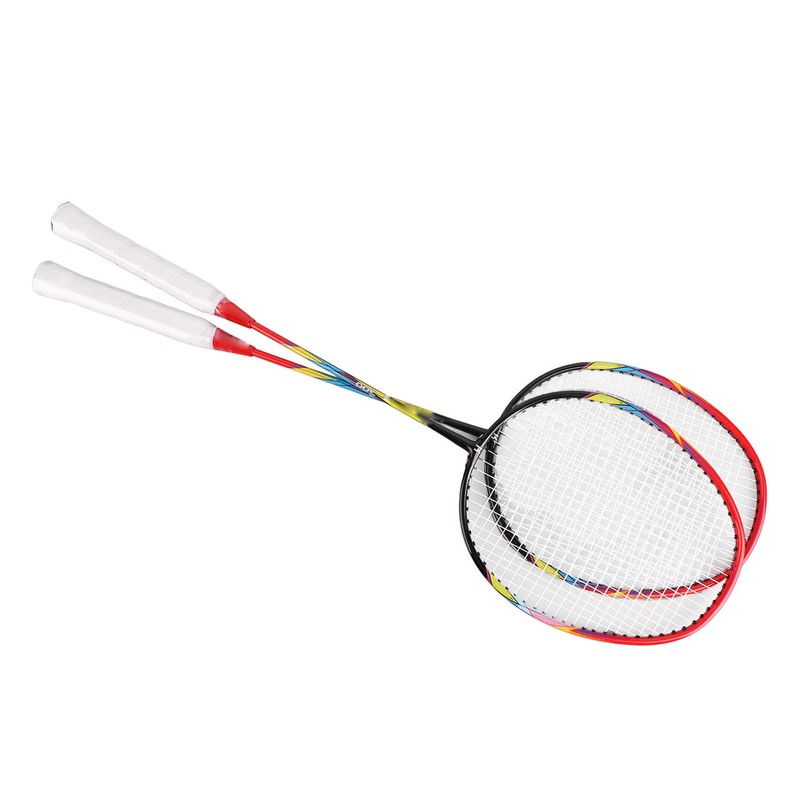 2 Player Badminton Racquet High Stability Lightweight Portable Sports Badminton