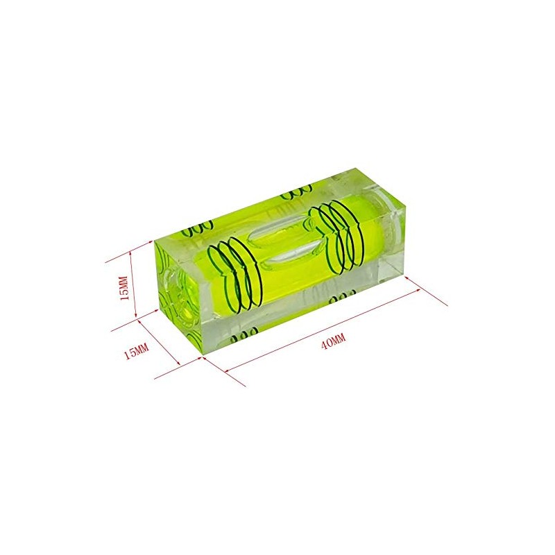 UMEI High Precision Mini Level Bubble, Three line Level Ball,
