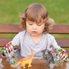 Capoda 36 Pcs Dinosaur Party Favors LED Light Up Finger