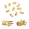 zalati SMA Female Jack Connector 10 Pcs Female Base Socket