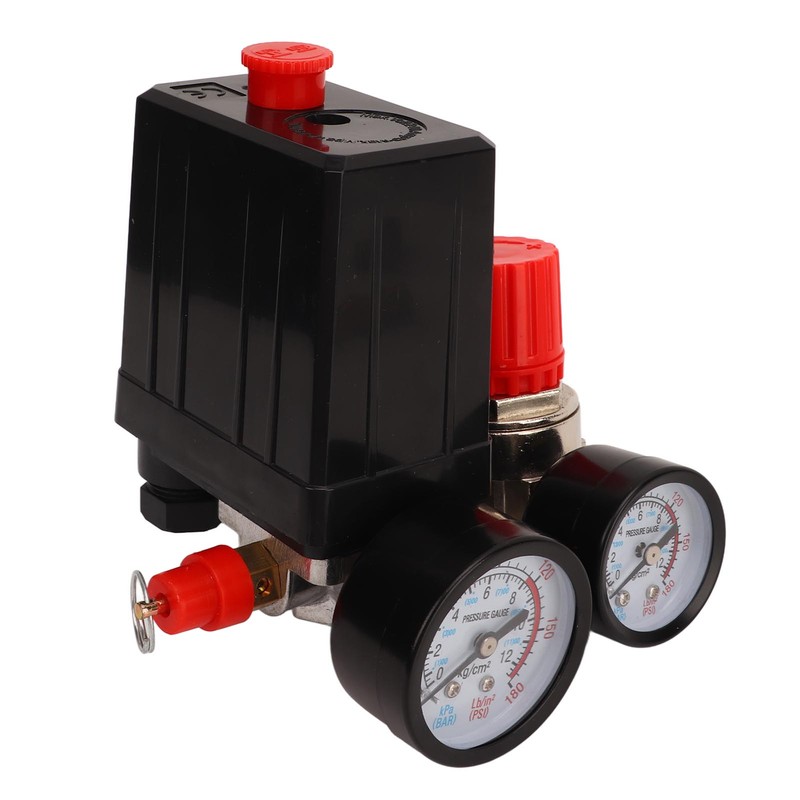 Air Compressor Pressure Switch 0~180PSI Control Valve Kit Replacement Parts