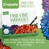 Crayola Fine Line Markers for Adults (40ct), Skinny Marker Set
