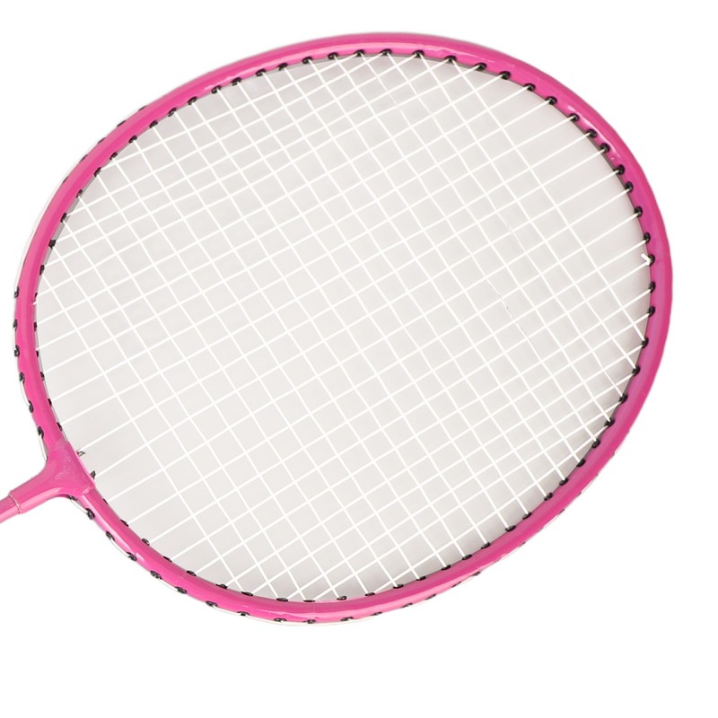 Badminton Rackets Iron Alloy Lightweight Badminton Racquets with 3 Balls